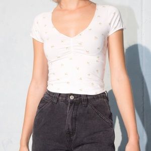 Brandy Melville Flower Gina Top